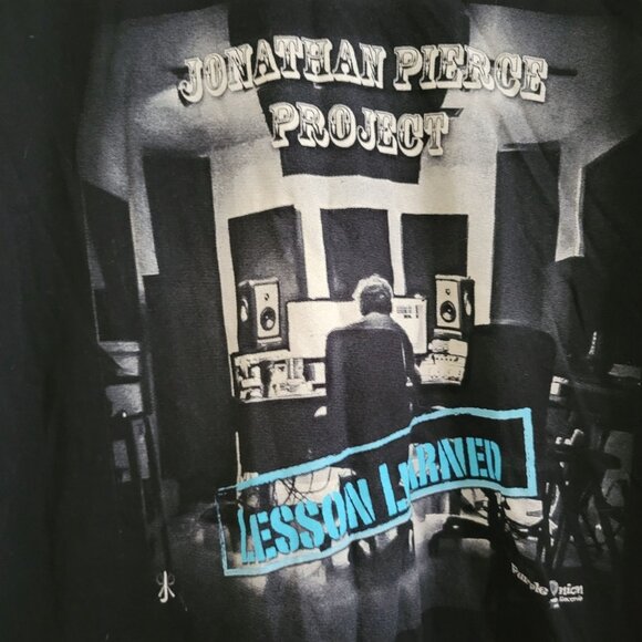 Jonathan Pierce Project Lesson Learned Mens T-Shirt Size Large Short Sleeve - Picture 3 of 5